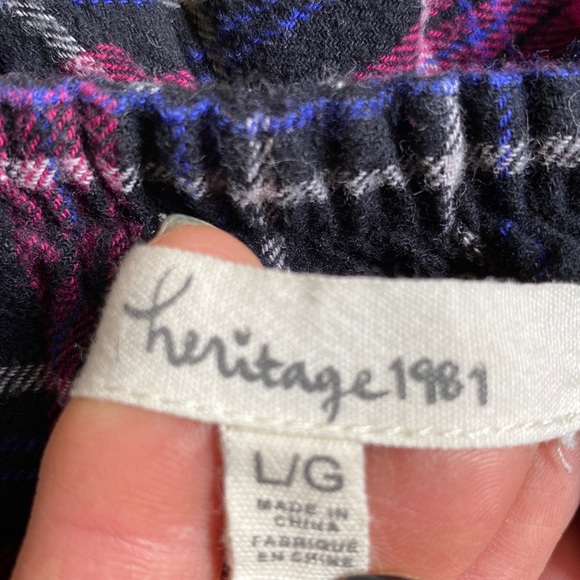 Forever 21 | Heritage 1981 Plaid Flannel Strapless Dress Sz L - Picture 5 of 6